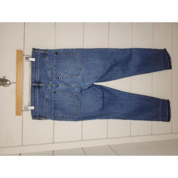 J Crew size 30" blue denim distressed vintage straight jeans - Picture 2 of 6